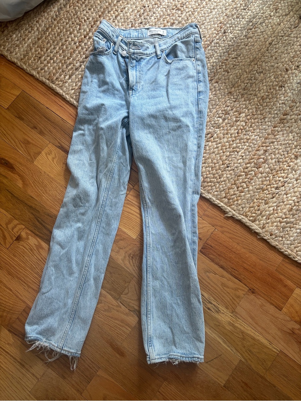 Abercrombie & Fitch Light Blue Straight Leg Jeans